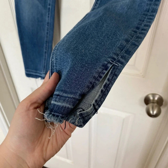 MCGUIRE DENIM Newton Split Hem Ankle Skinny Jeans Size 27P Revolve High Rise - Picture 4 of 9